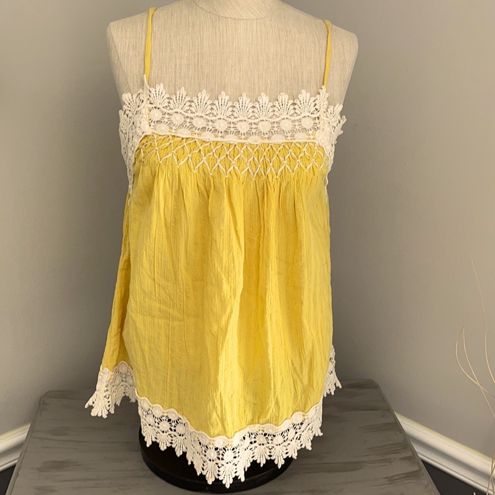 Yellow tank top